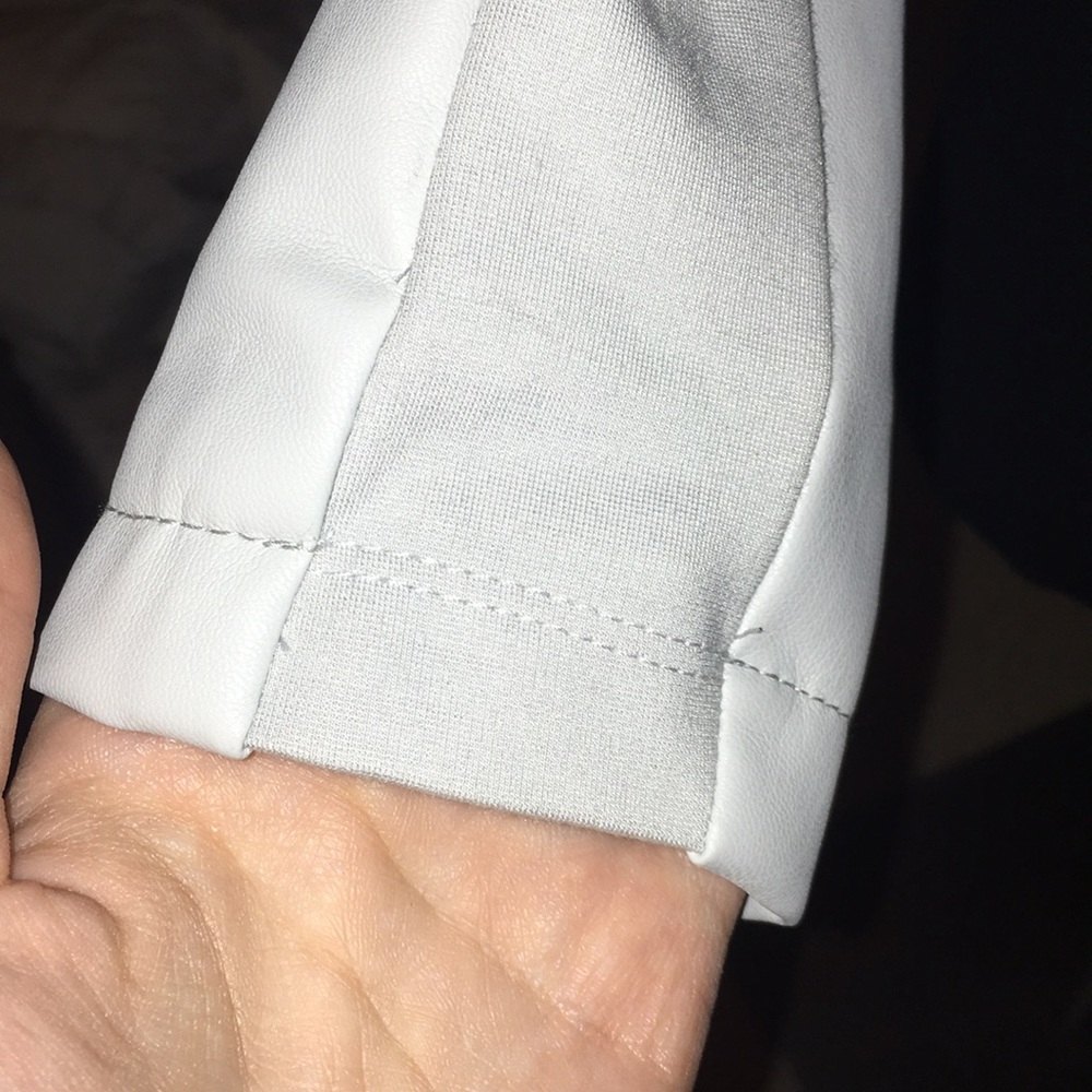 Light grey pleather jacket - Picture 2 of 4